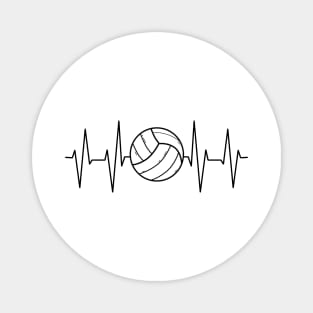 Volleyball Heartbeat Magnet